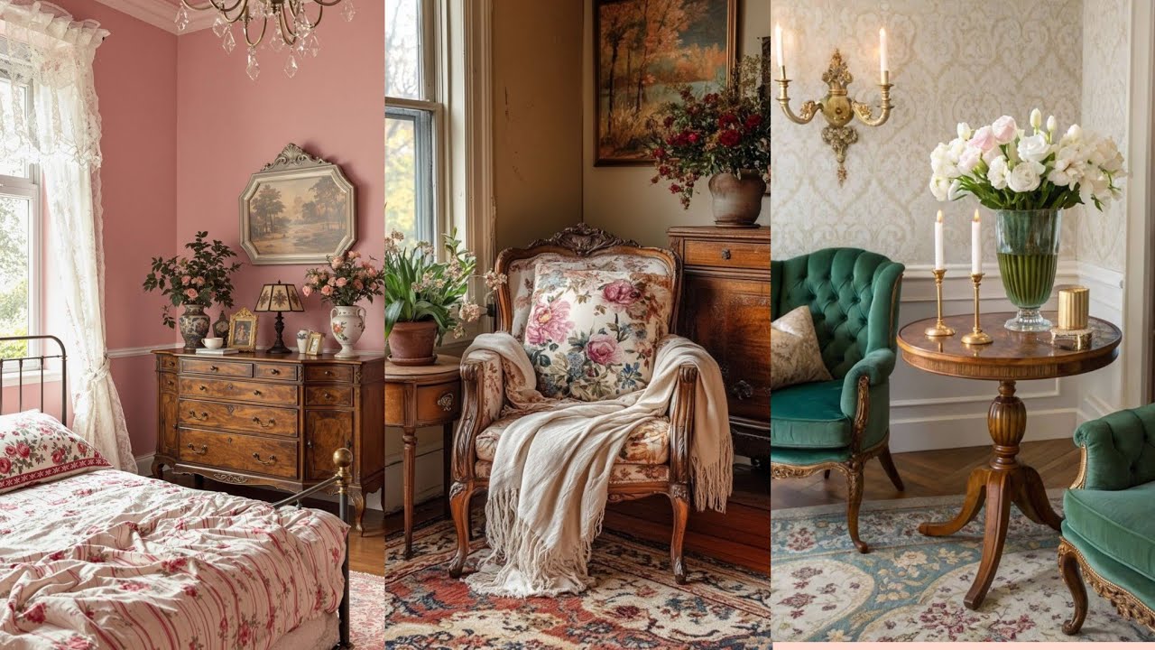 AESTHETIC VIBE: Discover 100 Inspiring Vintage Aesthetic Home Decor Ideas for a Shabby Chic Charm🌷✨️