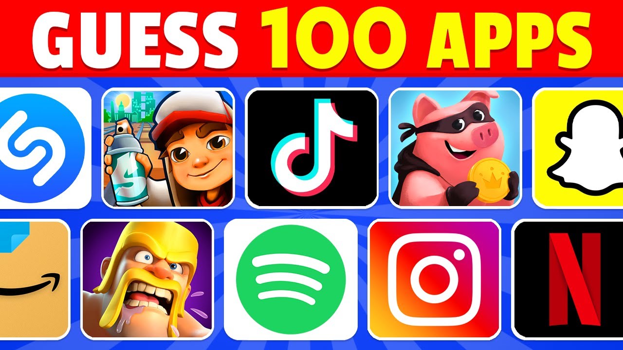 Guess the App Logo in 3 Seconds | Easy, Medium, Hard, Impossible