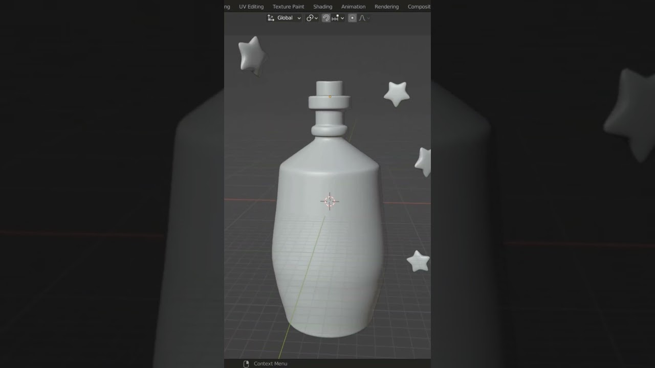 Простой рендер в #blender