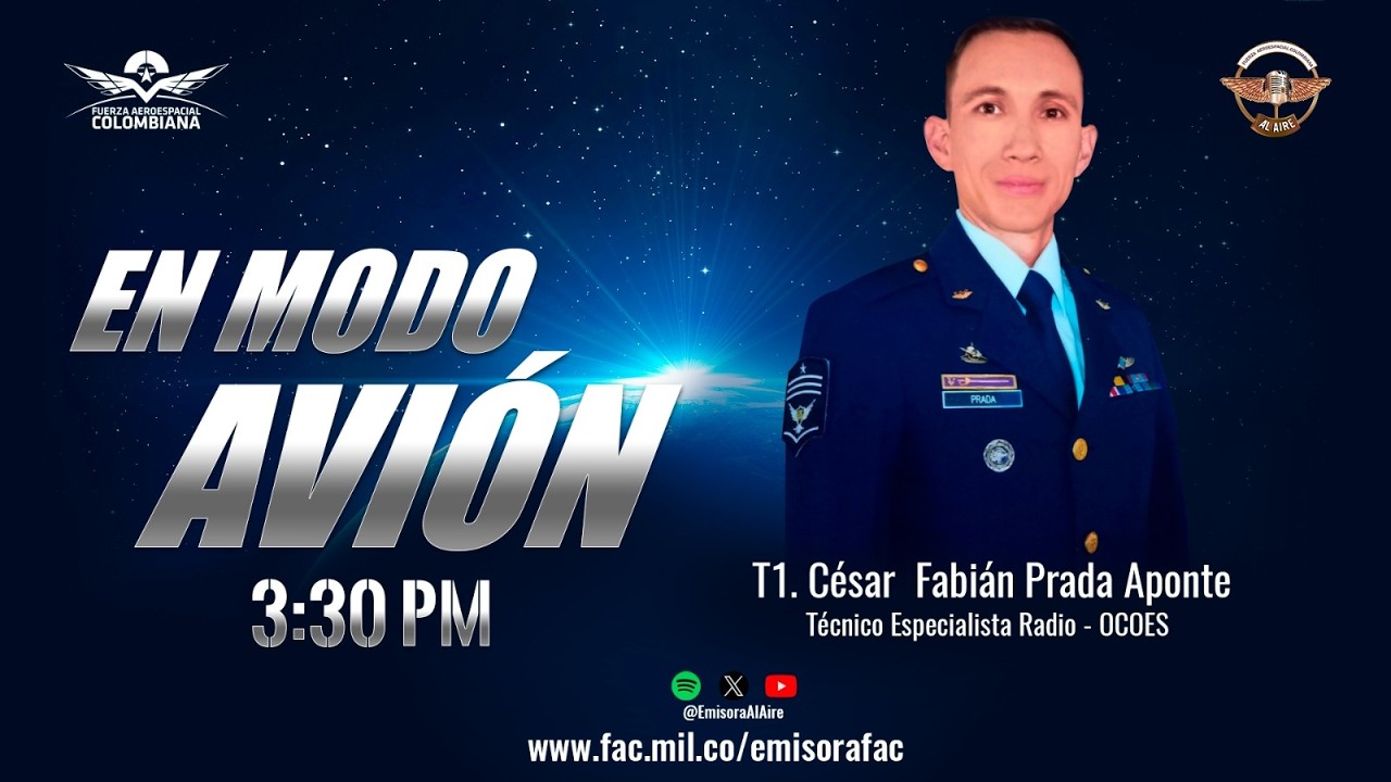 En Modo Avion - Técnico Primero César Fabián Prada Aponte - OCOES