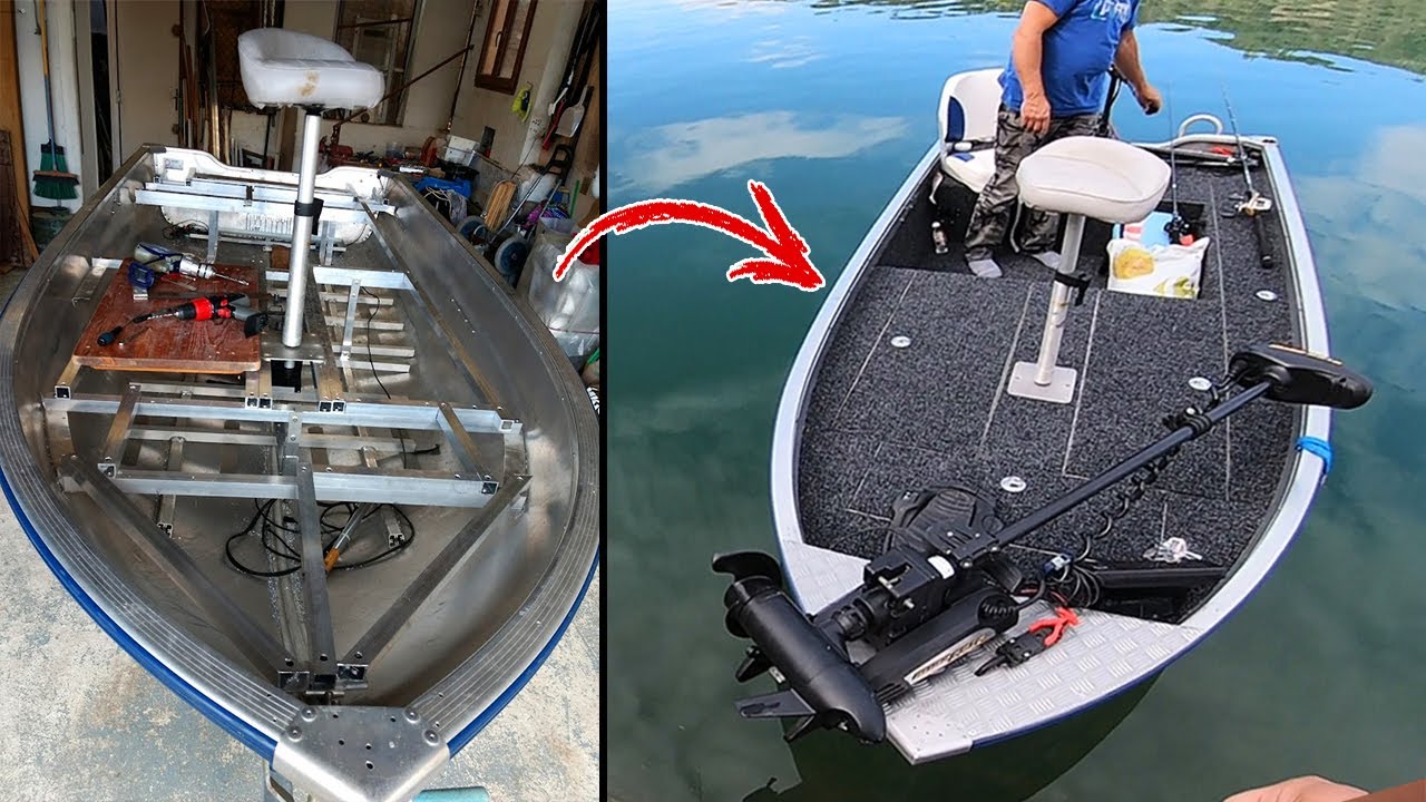 FORMIDABLE CRÉATION D'UN BASS BOAT ! Des mois de travaux résumés en 10 minutes