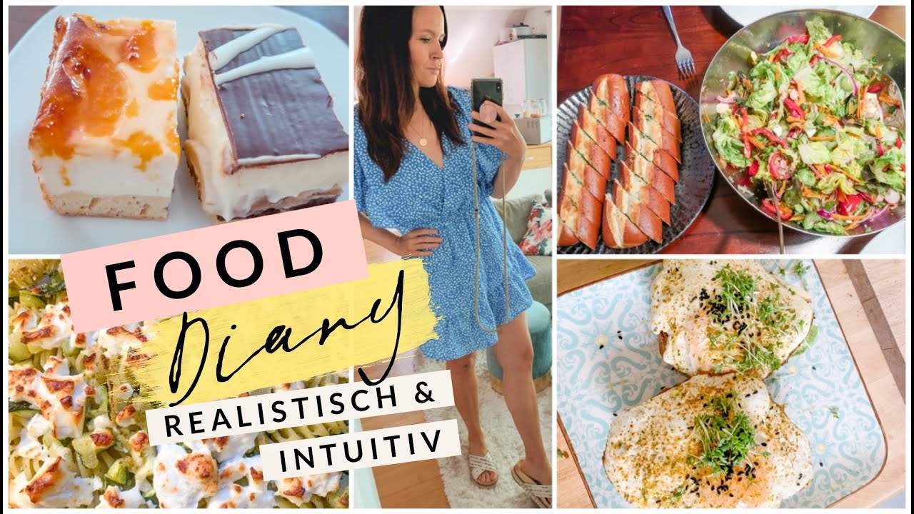 REALISTISCHES FOOD DIARY. Ausgewogene Ernährung ohne Diät & Kalorien zählen  + gesunde Rezepte. P*