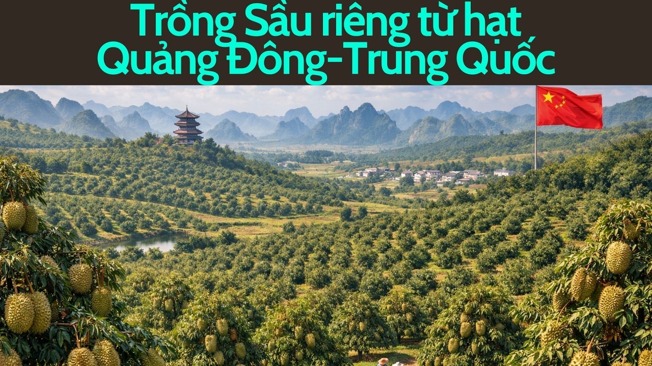 Cách người Quảng Đông-Trung Quốc trồng Sầu riêng từ hạt như thế nào ? #saurieng