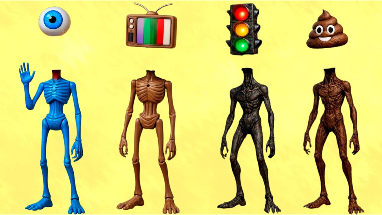 SIREN HEAD TRAFFIC LIGHT🆚SIREN HEAD TV STATIC🆚SIREN HEAD TOXIC SLUDGE🆚SIREN HEAD BLUE WATCHER