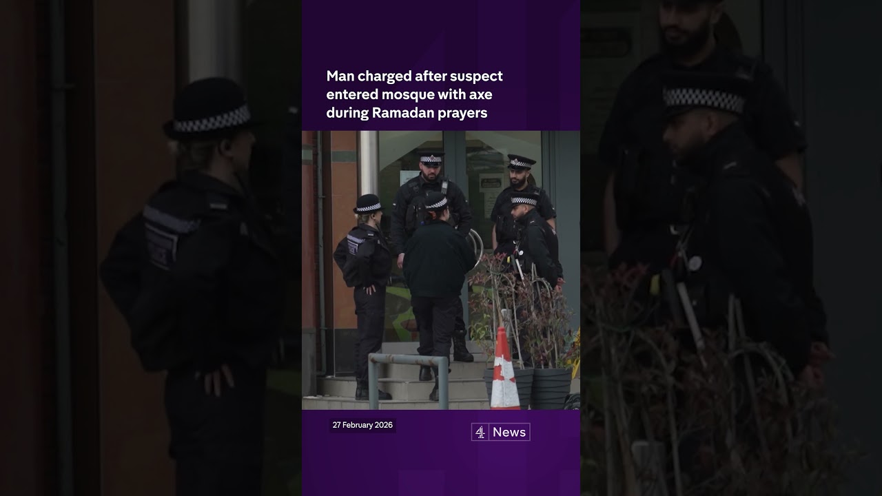 Man charged after suspect entered mosque during Ramadan prayers