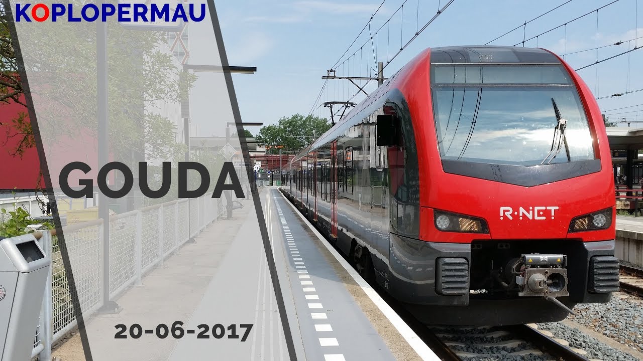 Treinenverkeer op station Gouda (Treinen Compilatie)