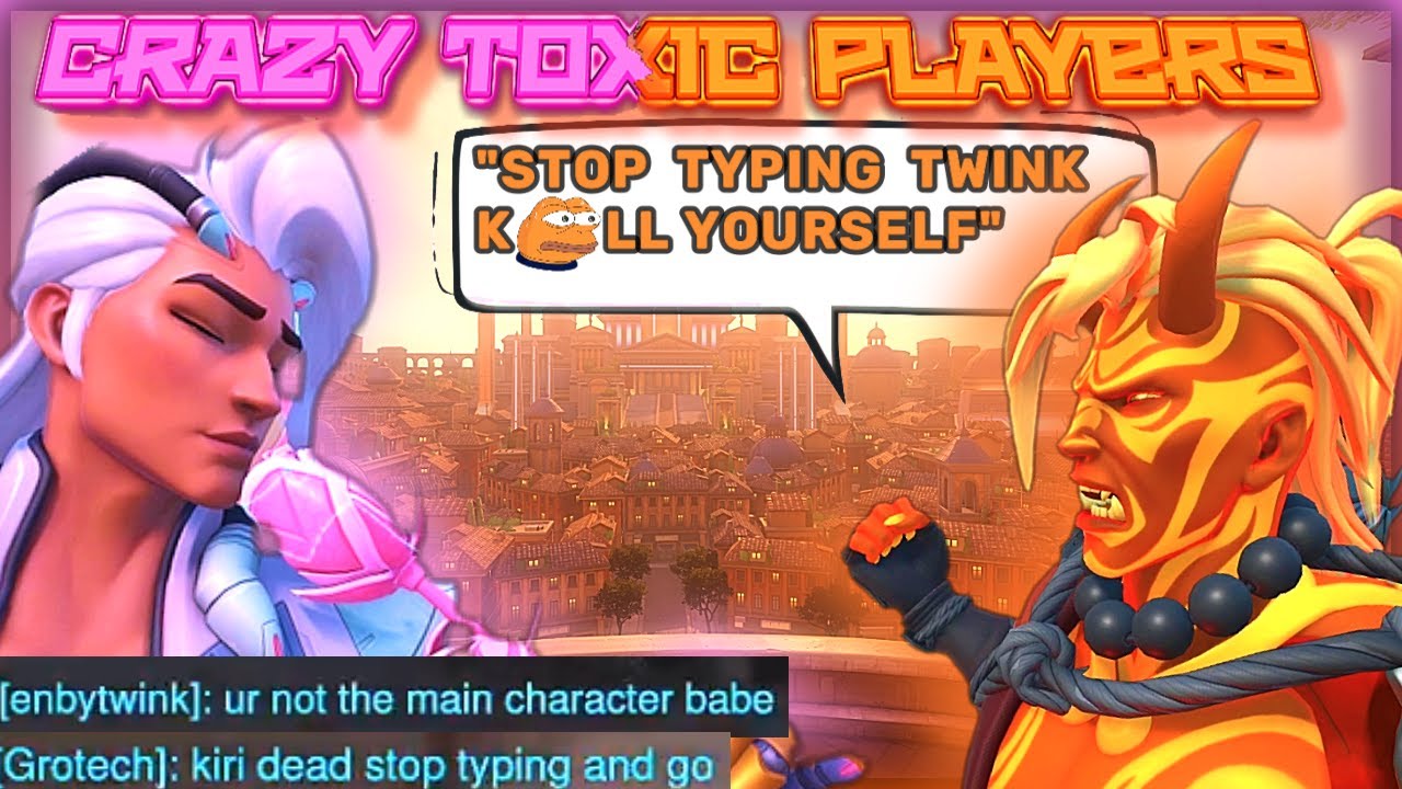 Ужасно тупые T☣️XIC и сумасшедшие игроки Overwatch 2