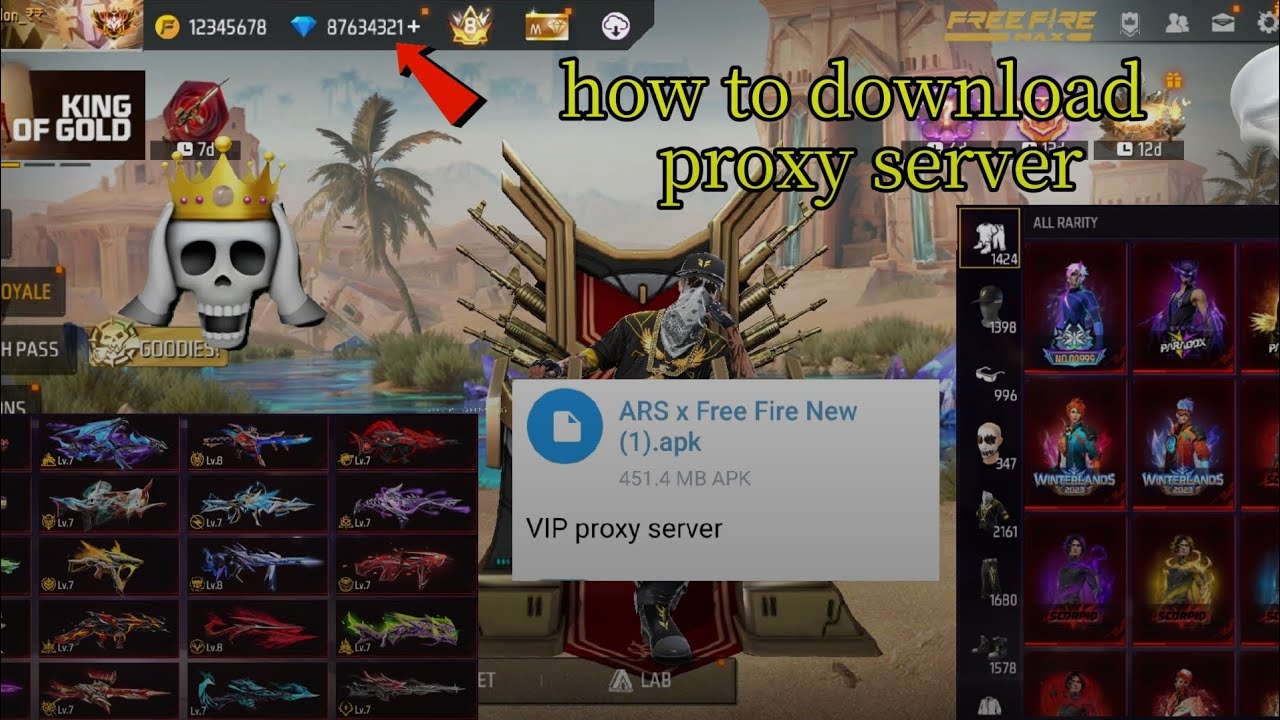  How To Download Proxy Server In Free Fire 💯😱🔥 | Free Fire Proxy Server | 