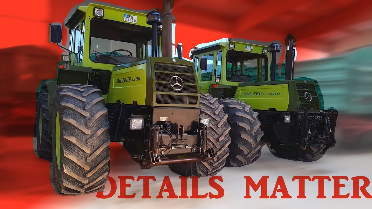 MB-trac Knicknase Vergleich/Evolution alt vs neu | 1100, 1300, 1500