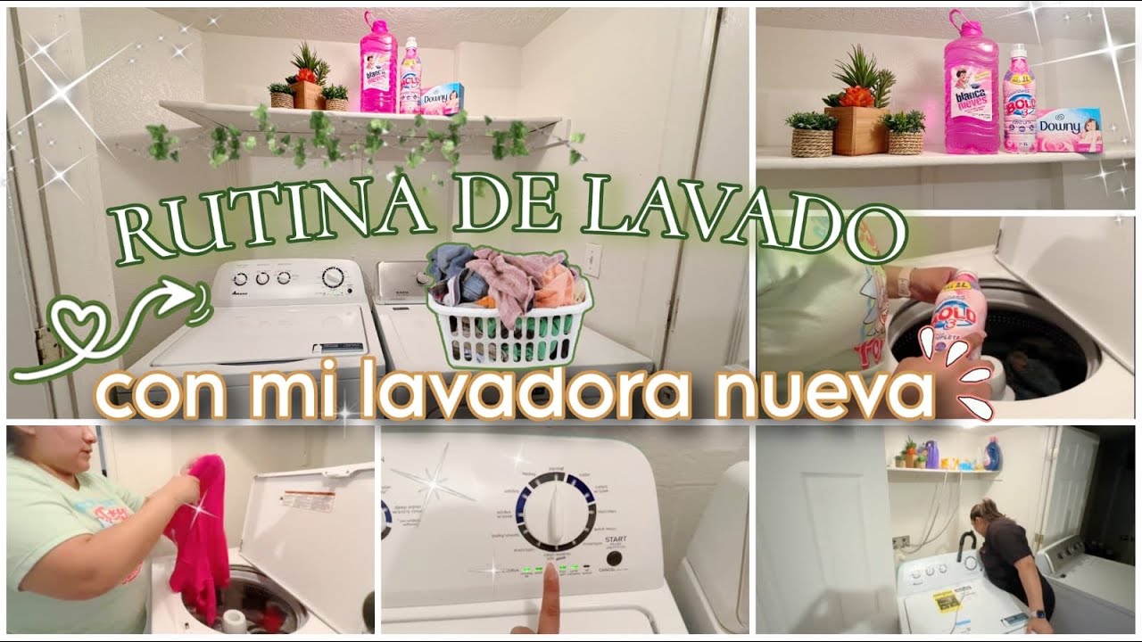 🫧 🧼RUTINA DE LAVADO CON  JABON LÍQUIDO BLANCA NIEVES Y BOLD 3 ✅NUEVA LAVADORA SERÁ LA DIFINITIVA🧺