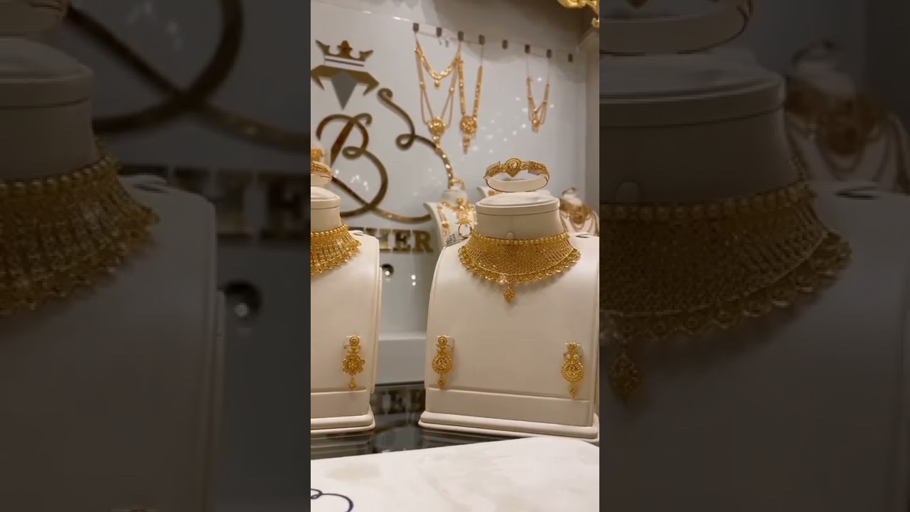 Gold collar necklace # goldnecklace #goldset #shorts #shortsvideo #youtubeshorts #viralshorts