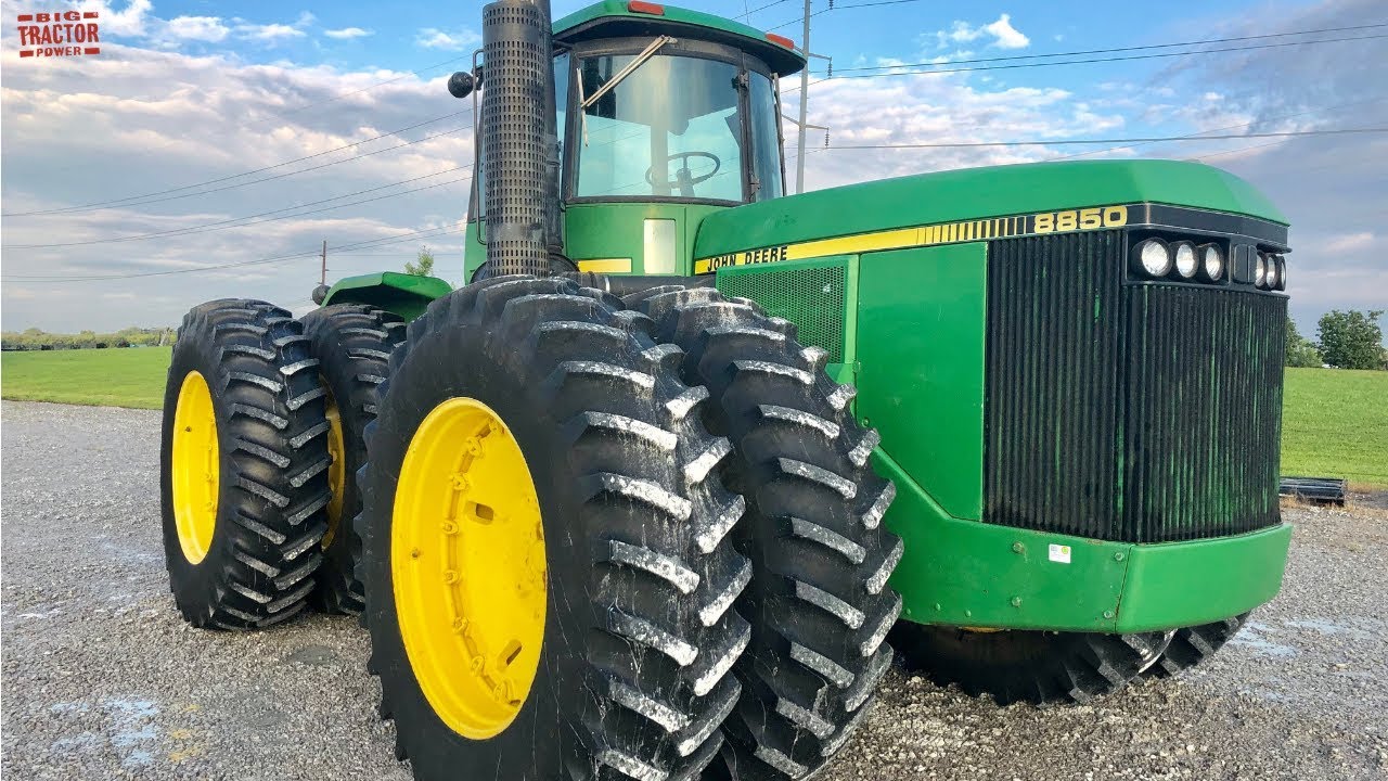 JOHN DEERE 8850 V8 Power Tractor Test Drive
