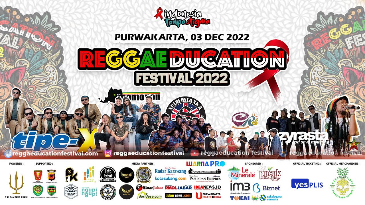 REGGAEDUCATION FESTIVAL 2022 || PURWAKARTA, 03 DESEMBER 2022 #IndonesiaTanpaStigma