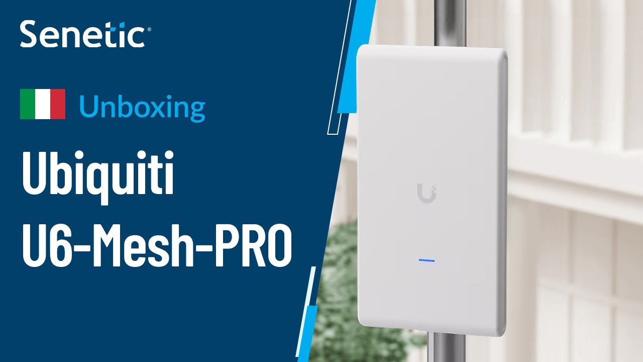 Ubiquiti U6-Mesh-PRO Unboxing | Senetic | UniFi
