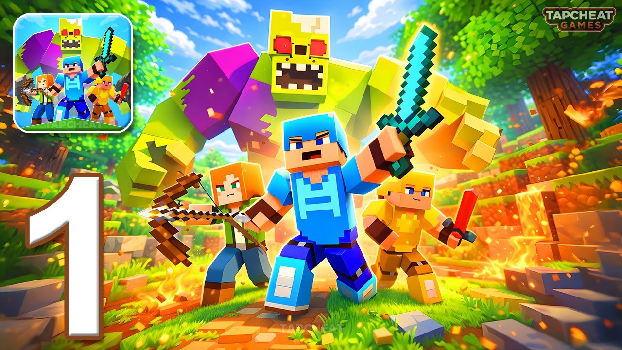 Mob Battle: Craft Army - Gameplay Walkthrough Part 1 - Mob Battle Craft Army (Android, iOS)