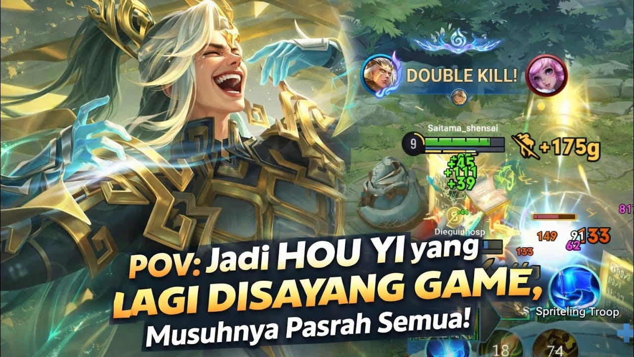 Pov: Lu Jadi Aset Negara Pas Pake Hou Yi #honorofkings 