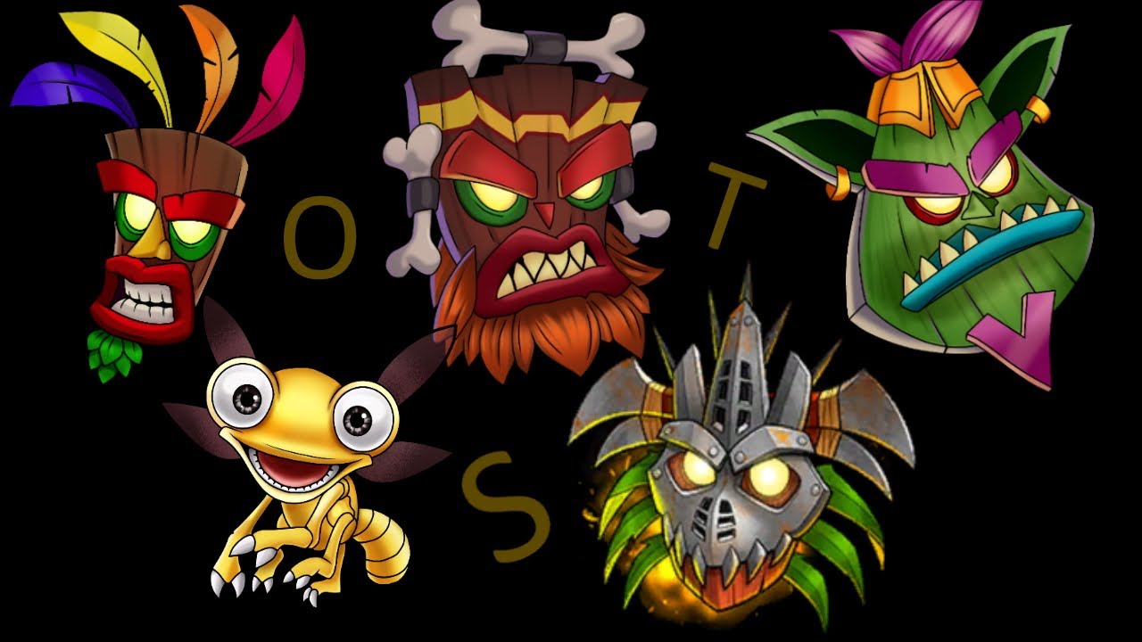 Crash Team Racing: Nitro-Fueled - All Voodoo Masks OST | Aku/Uka/Velo/Sparx/Apo