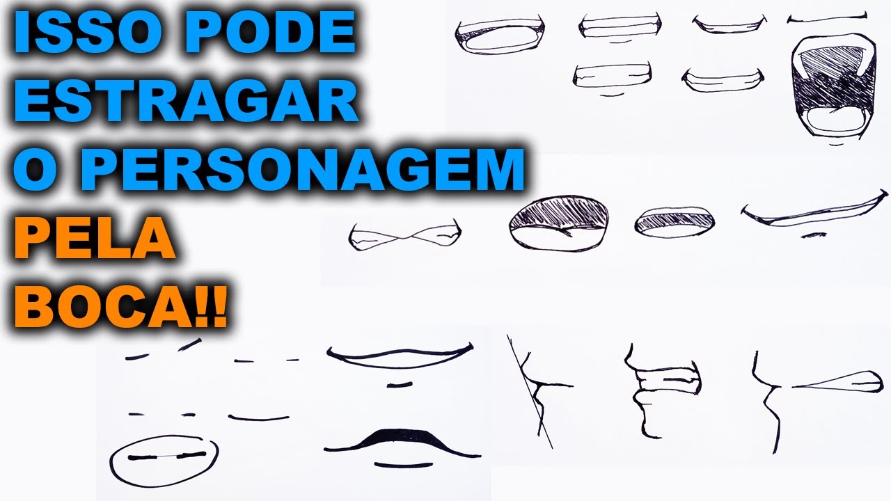 A Personalidade Define Como Desenhar Boca De Anime Certo😱😱😱
