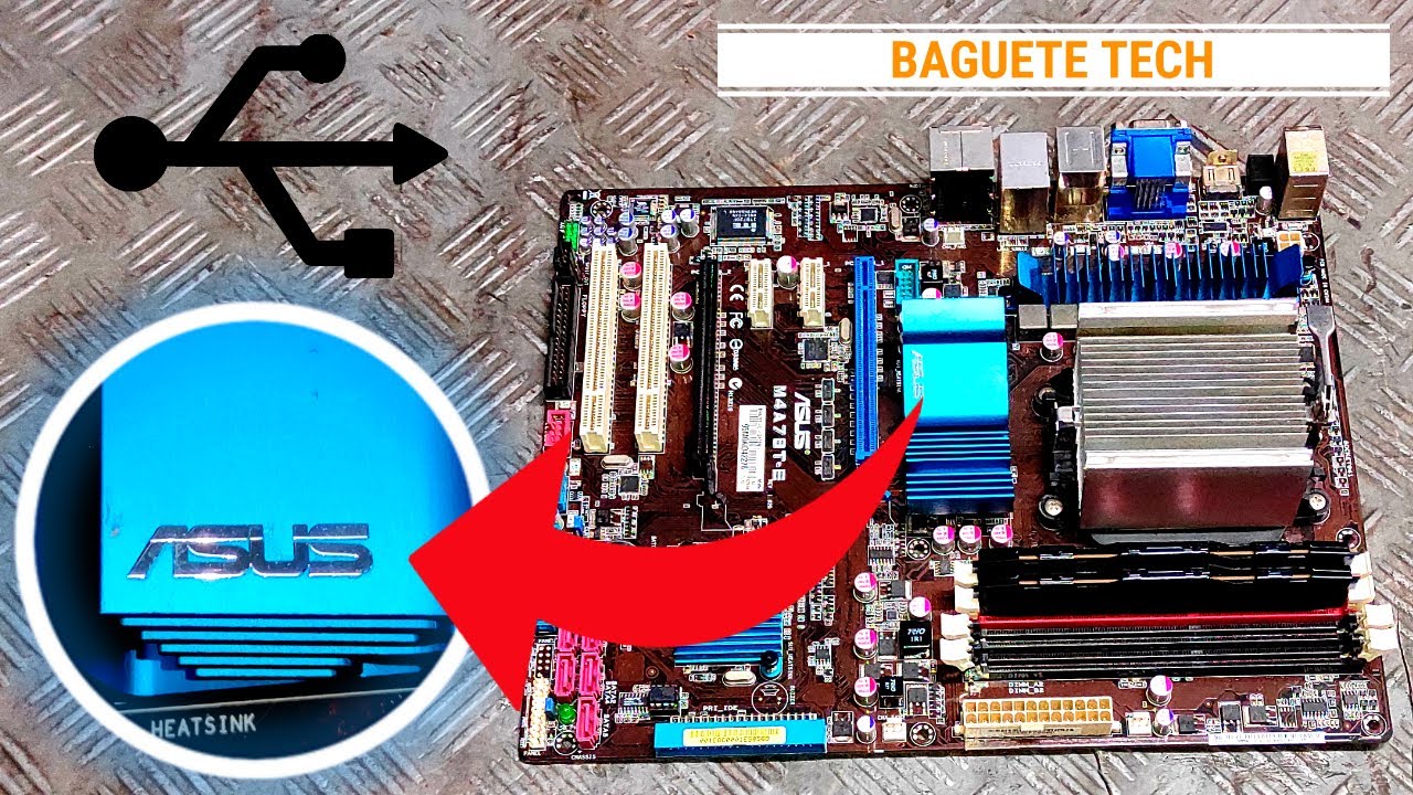 PORTAS USB em CURTO - Placa Mãe Asus M4A78T-E (USB Over Current Status Detected)