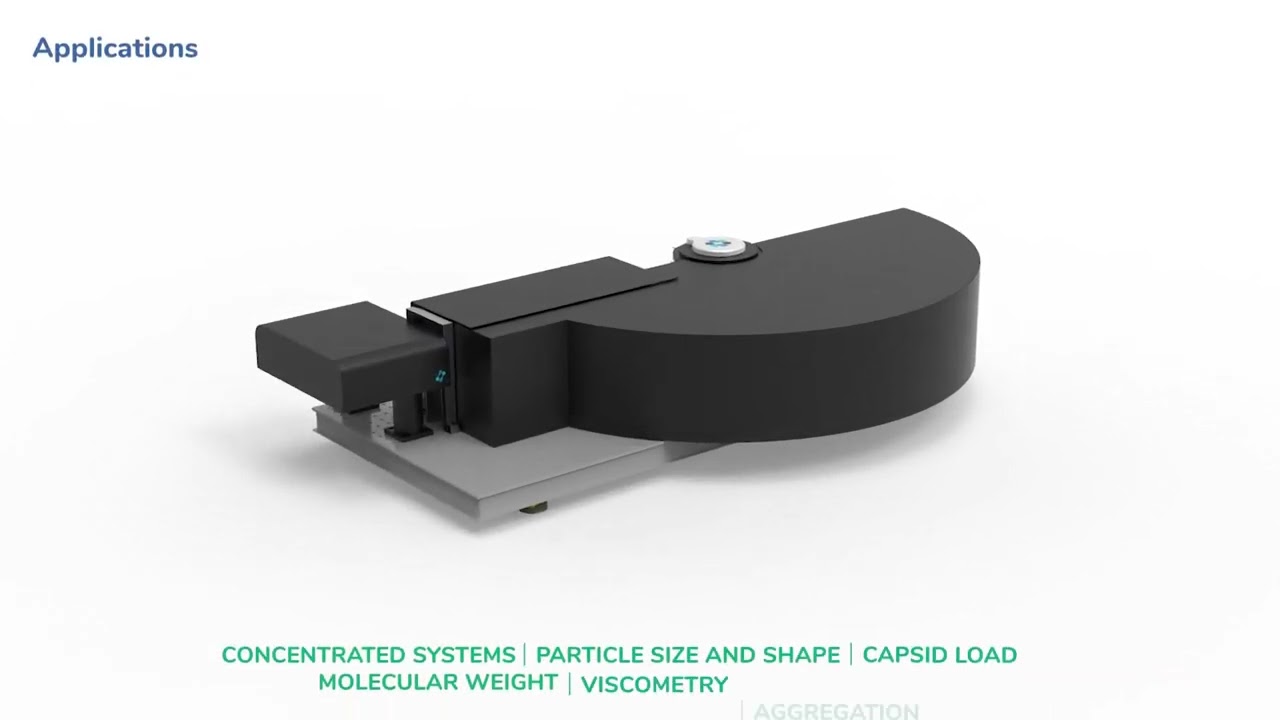 Variable Multi-Angle Light Scattering Goniometer (V-MALS) for unmatched particle characterization.