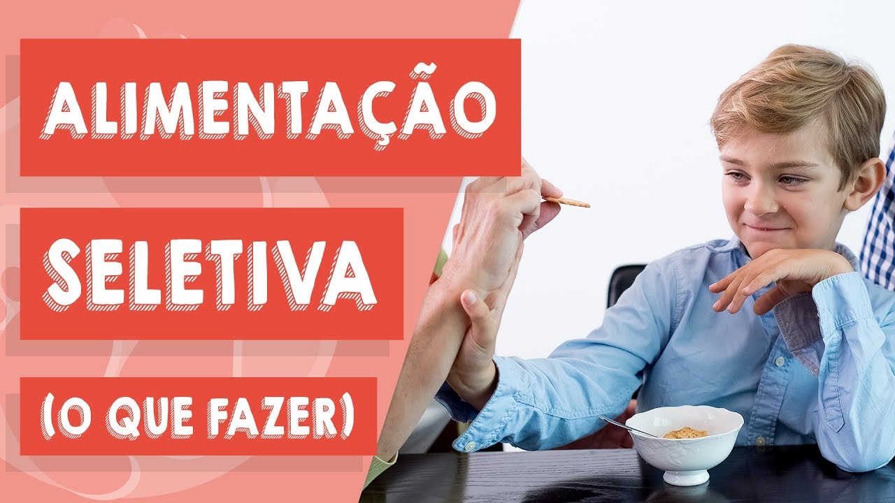 Meu filho só come o que quer! O que fazer?