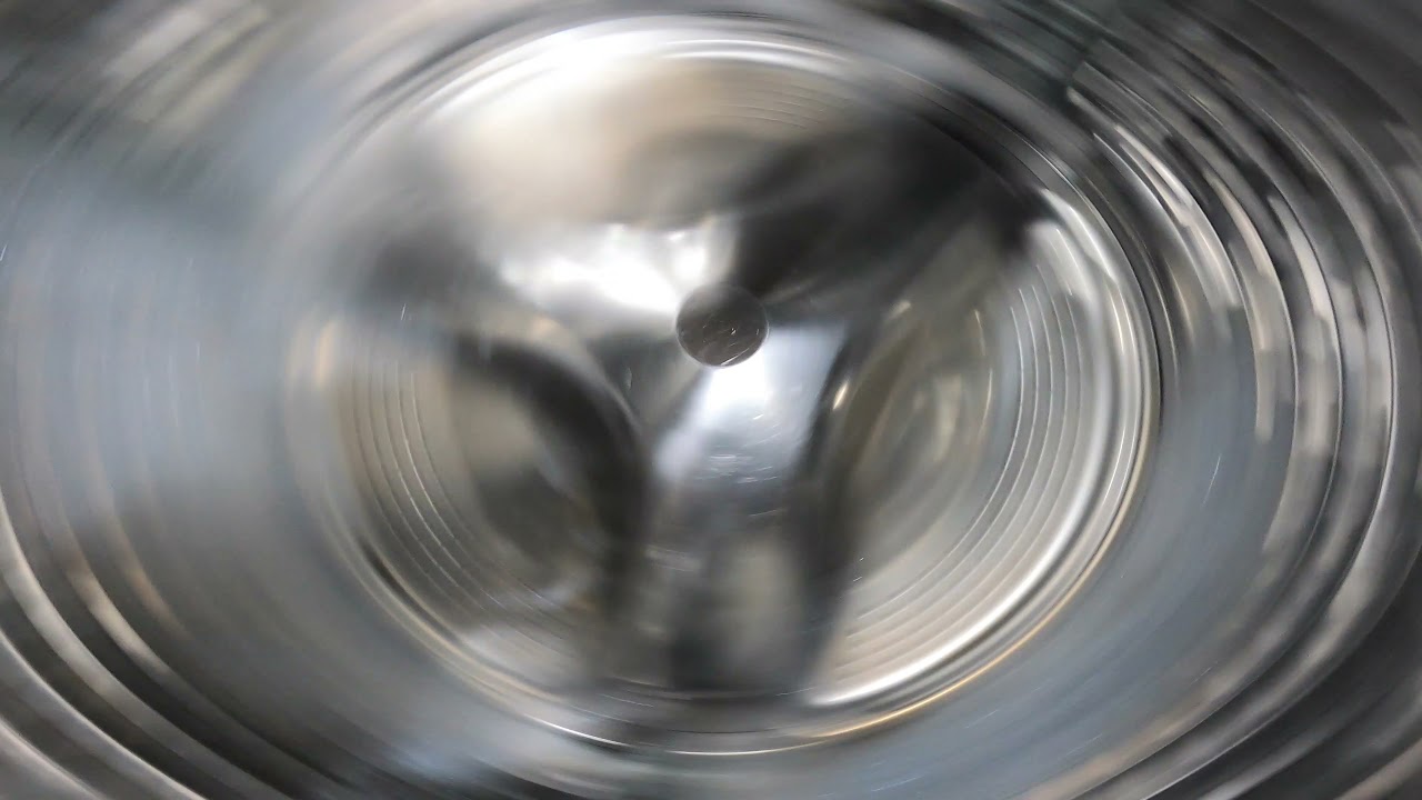 Inside of a Samsung Washing Machine - Rinse and Spin Cycle Using Tide Washing Machine Cleaner
