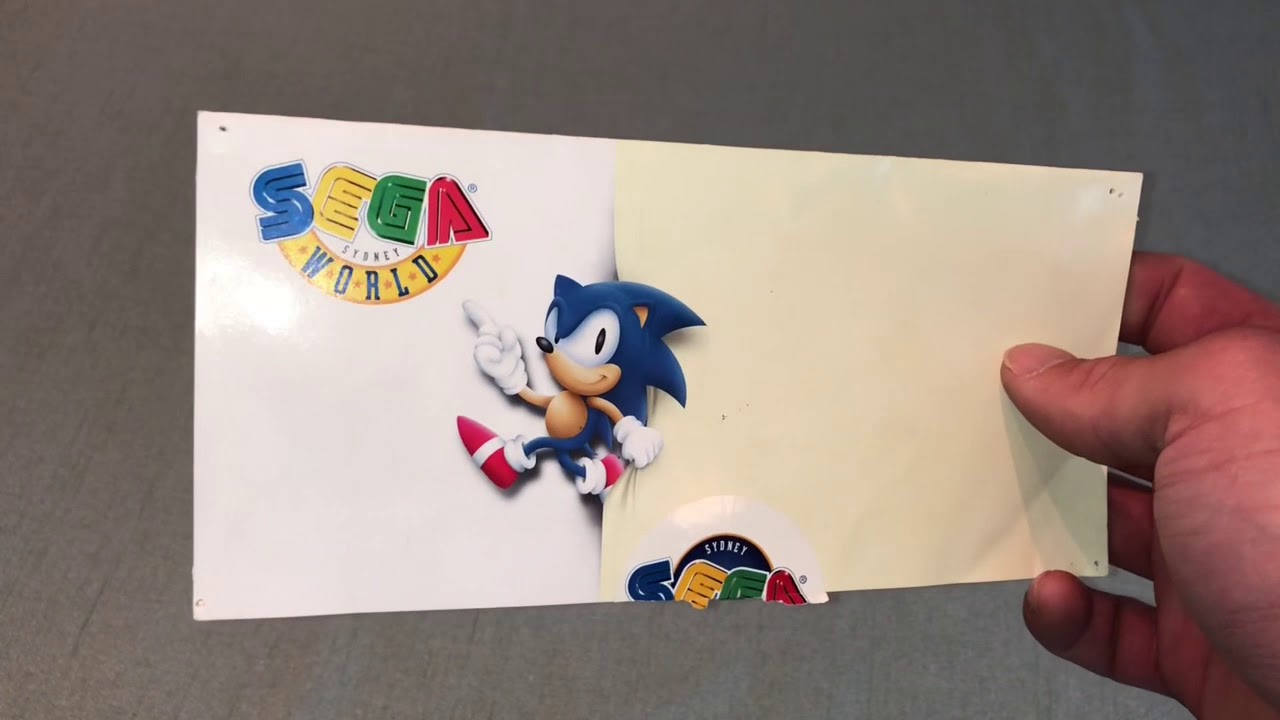 Treasure Hunting Sonic - Sega World Sydney Items, Part 1