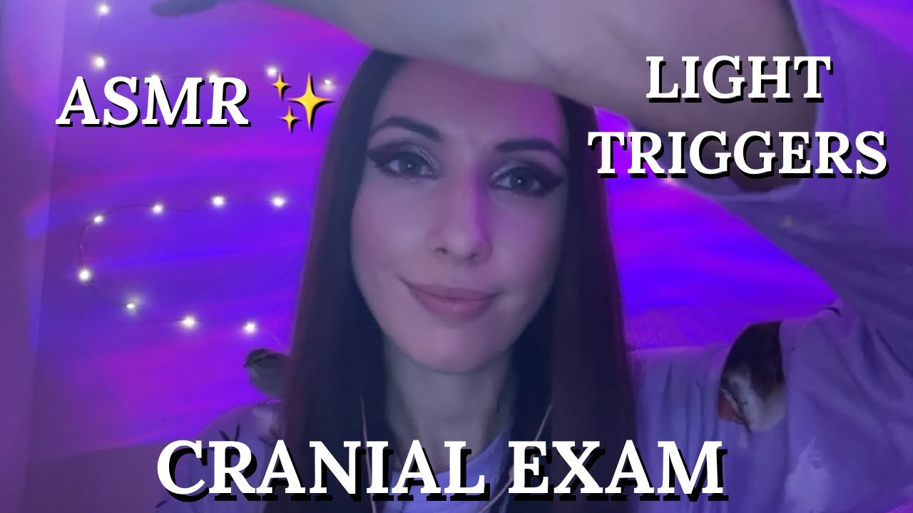 ASMR CRANIAL NERVE EXAM / EYE EXAM / POPULAR LIGHTHOUSE TRIGGER | RELAXING ASMR FOR SLEEP 😴