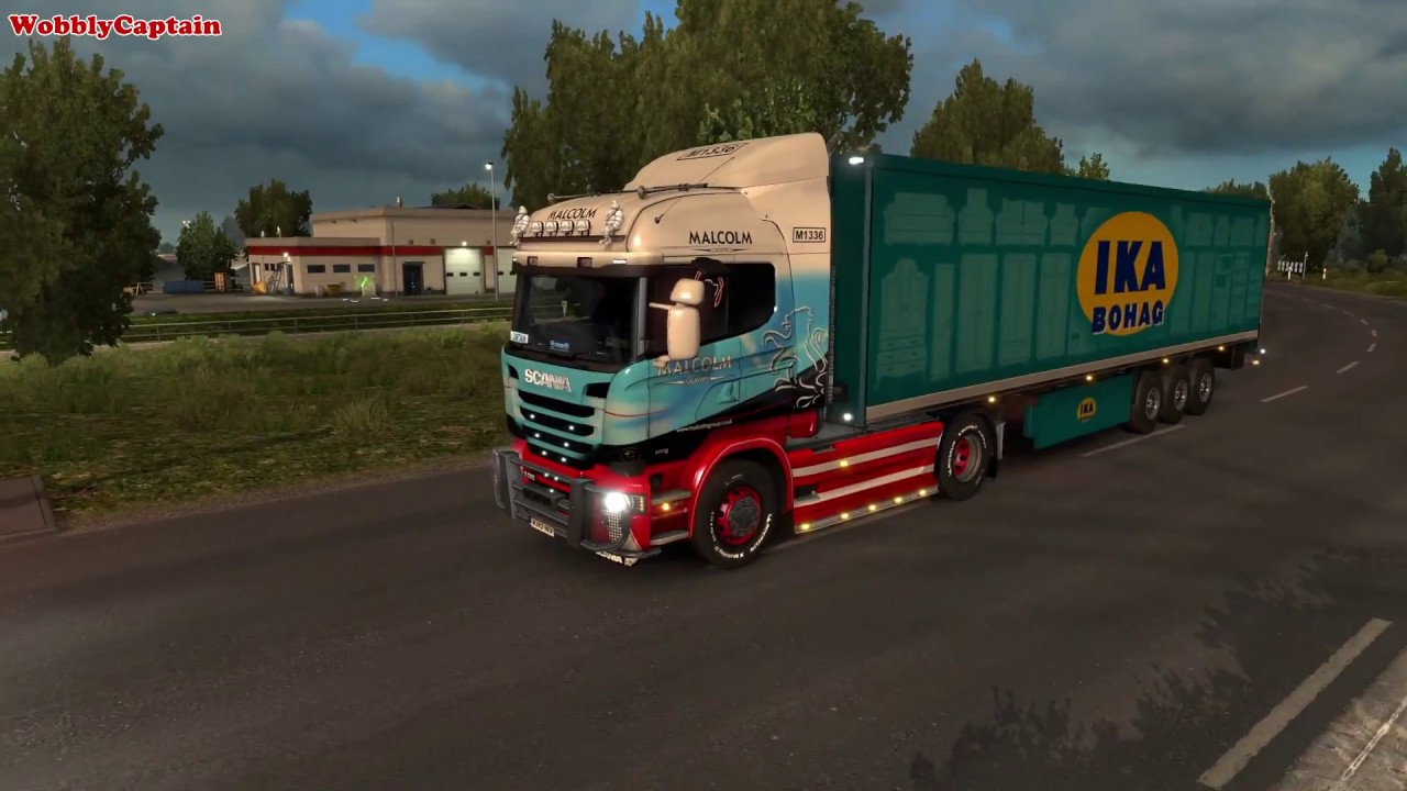 ETS2 Malcolm Logistics Brest (F) To Plymouth (GB)