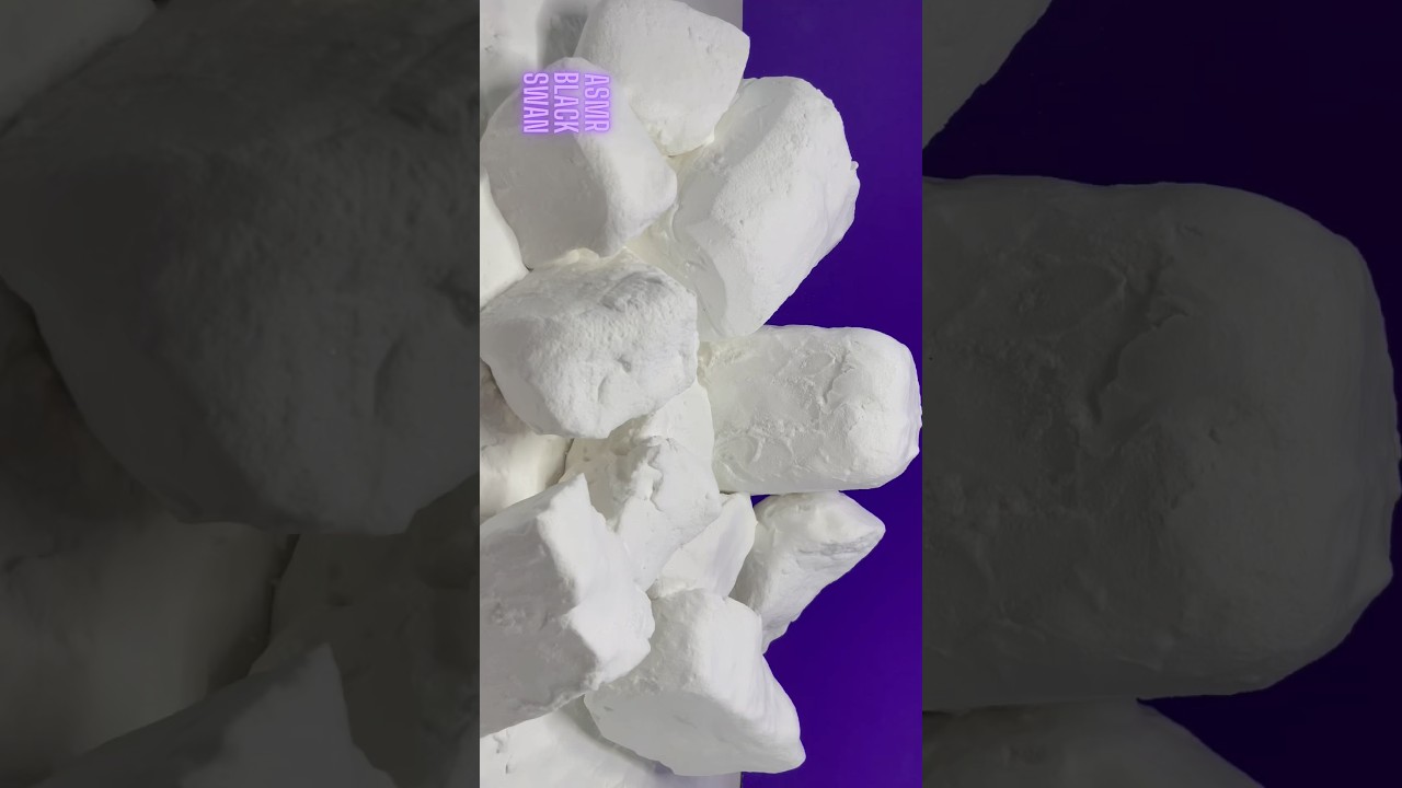 ⚠️🧈Buttery Squeaky ASMR Baking Soda #satisfying #squeakybakingsoda #trendingshorts