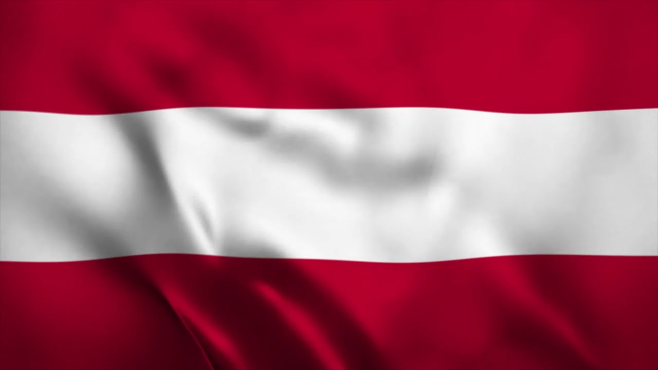 Video Footage of the Austria flag waving