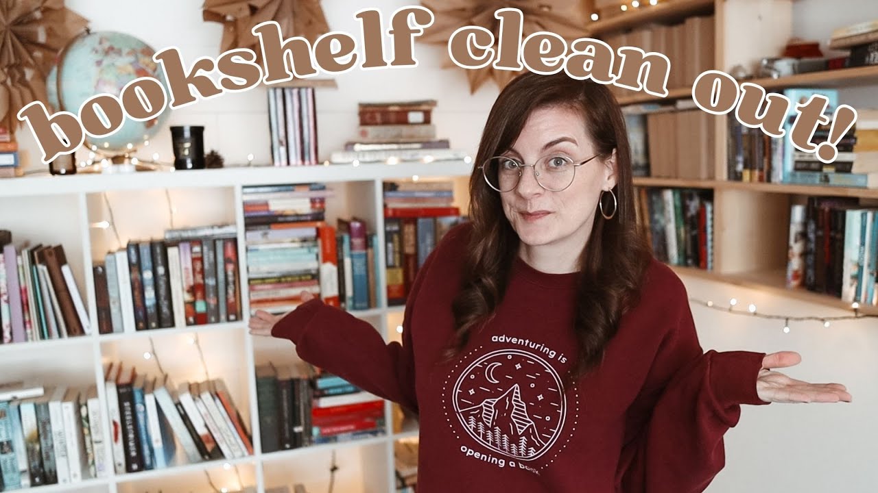 BOOKSHELF UNHAUL 😬 trying to clean out my TBR shelves