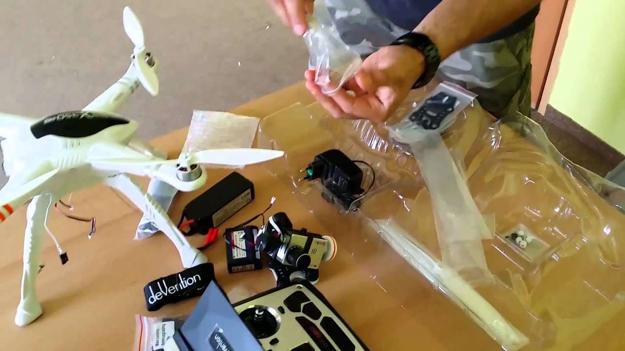 Walkera QR x350 Pro Unboxing Quadrocopter PL