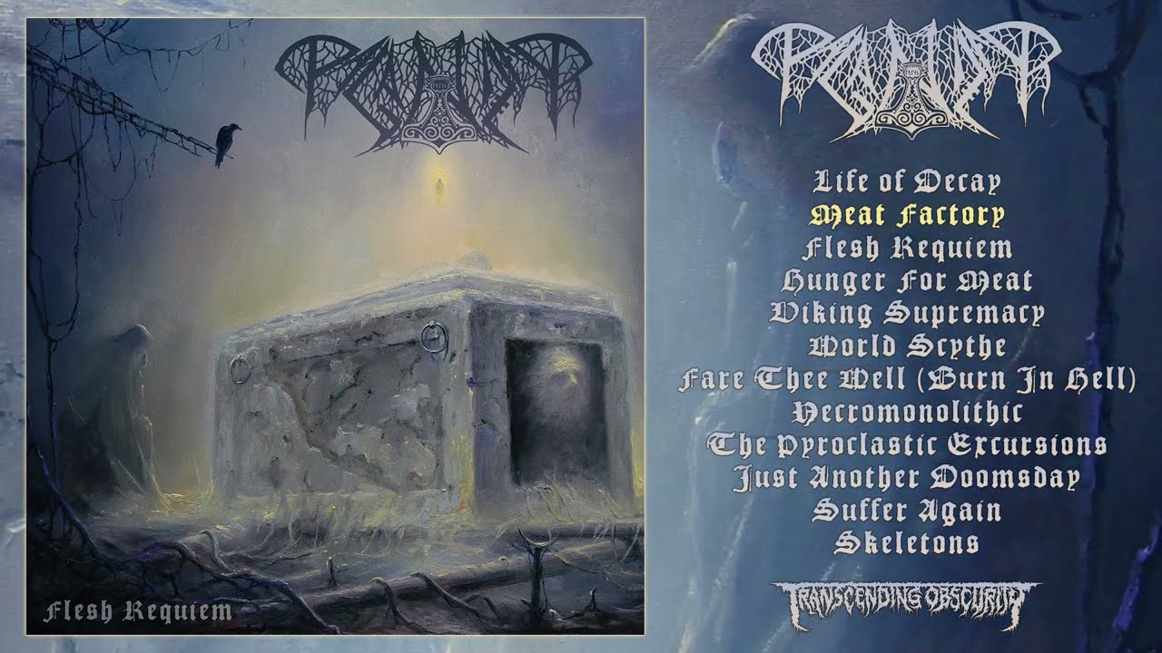 PAGANIZER (Sweden) - Flesh Requiem FULL ALBUM STREAM (Death Metal) Transcending Obscurity Records