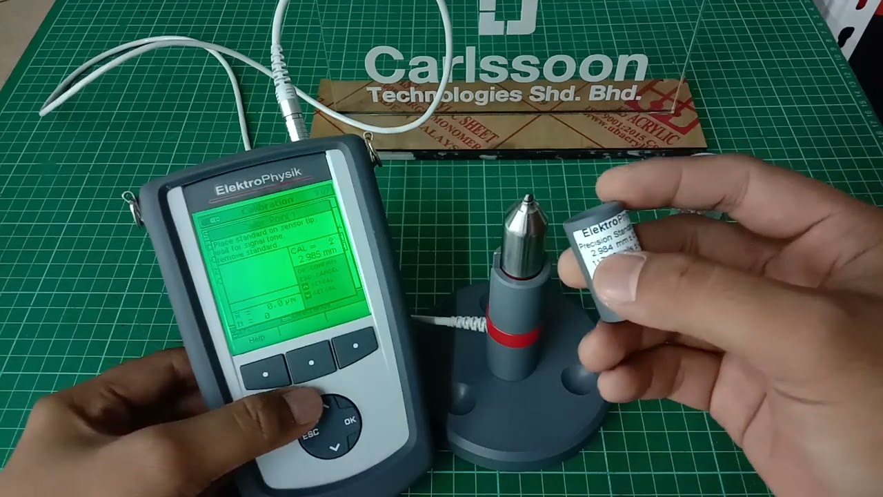 ELEKTROPHYSIK - Wall Thickness Gauge MiniTest 7200 FH (Calibration Method)