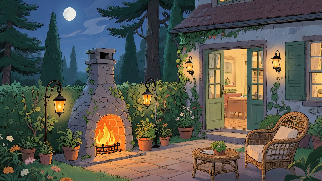 A 1920s Garden — Another Room Where Soft Sunlight Falls on Quiet Paths and Blooming Calm
