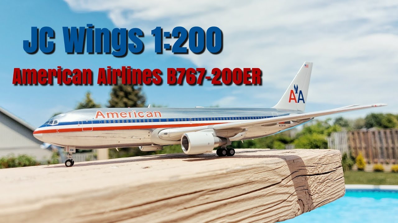 JC Wing 1:200 American Airlines Old Livery B767-200ER