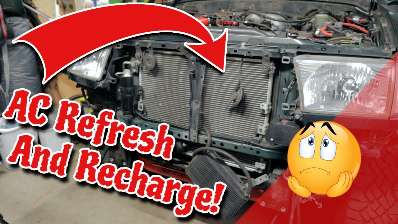 I Broke the Air Conditioning on the 4Runner - AC Refresh and Recharge