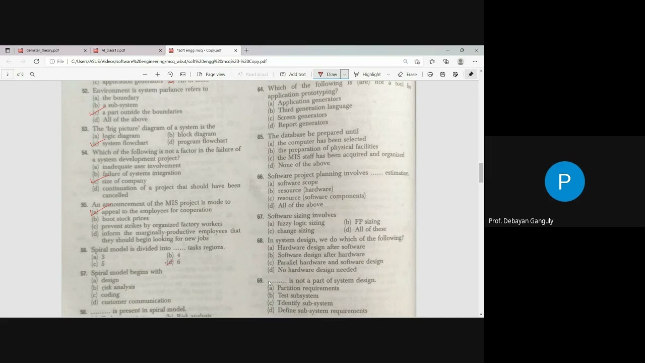 Software Engineering MCQ WBUT