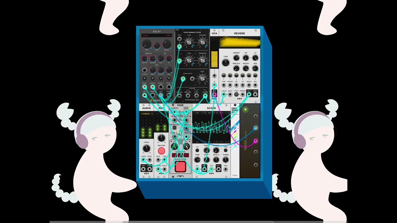 Simple Yet Endless / Modular Delay Feedback System on VCV Rack