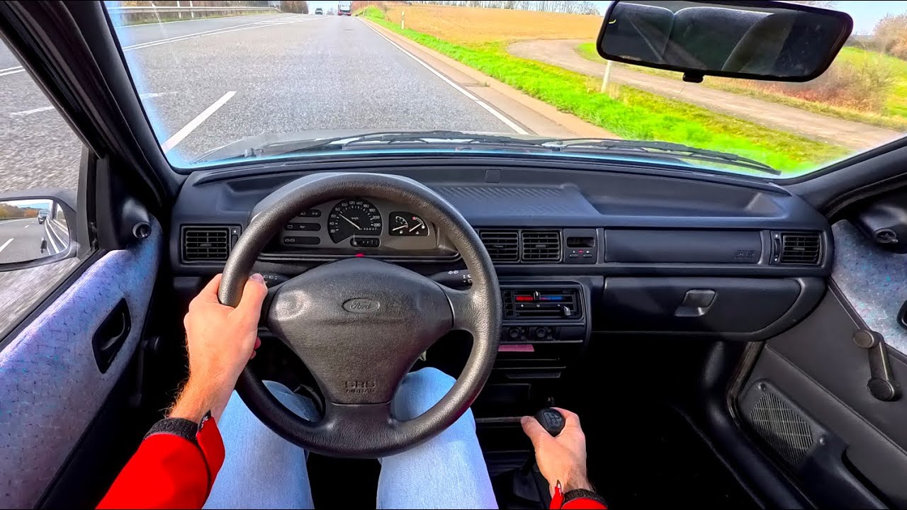 1995 Ford Fiesta [1.1i - 50 HP] POV Test Drive 4K