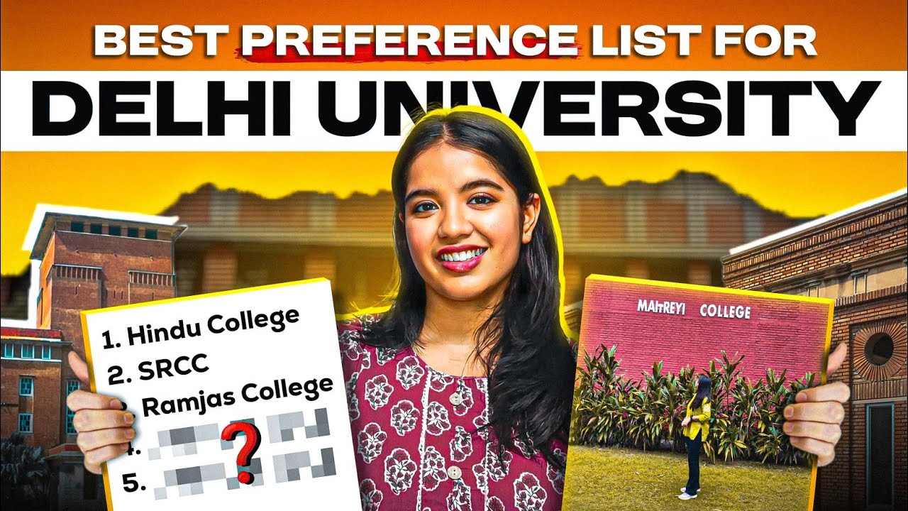 This Preference List Got me into DELHI UNIVERSITY With 600 marks‼️🤯