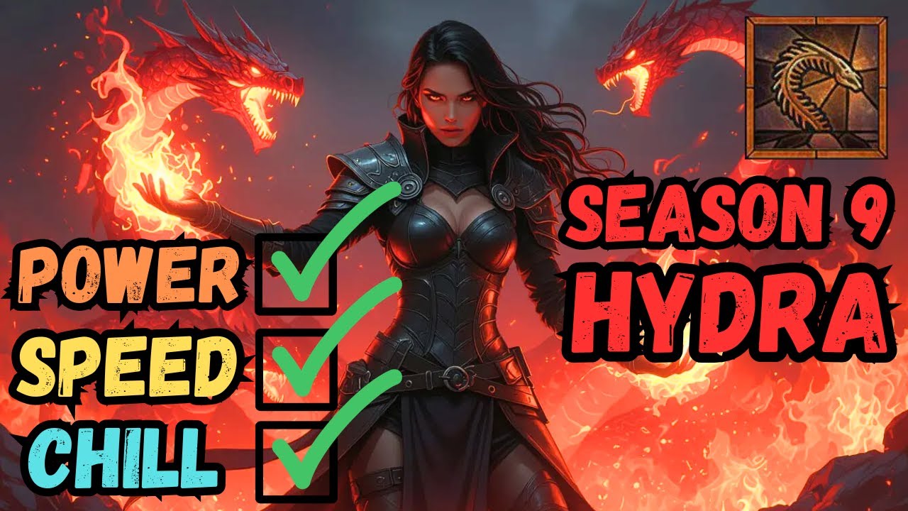 TOO STRONG, TOO EASY! S9 Hydra Sorceress Quick Start Build Guide (Diablo 4 Season 9 Sorcerer)