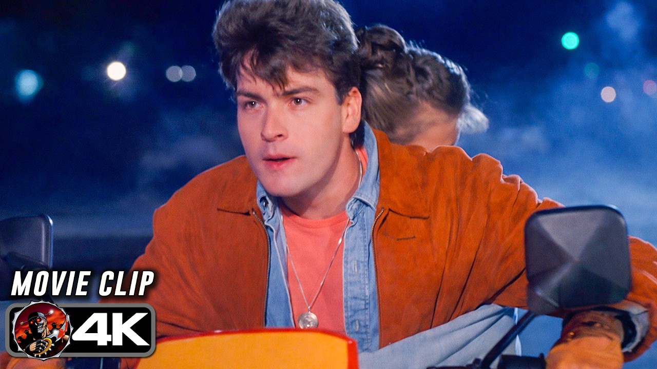 THE WRAITH | Motorcycle Chase (1986) 4K