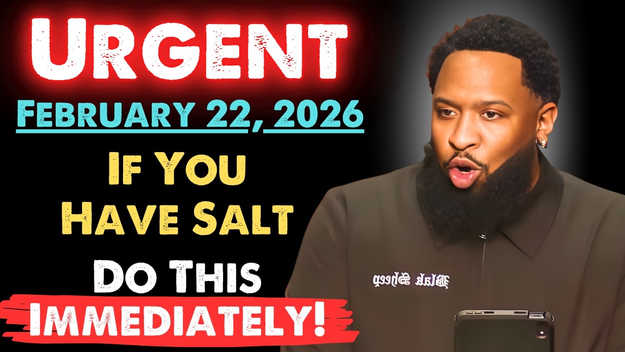 🚨 Urgent – February 22, 2026: If You Have Salt, Do This Immediately! | Pastor Mike Jr