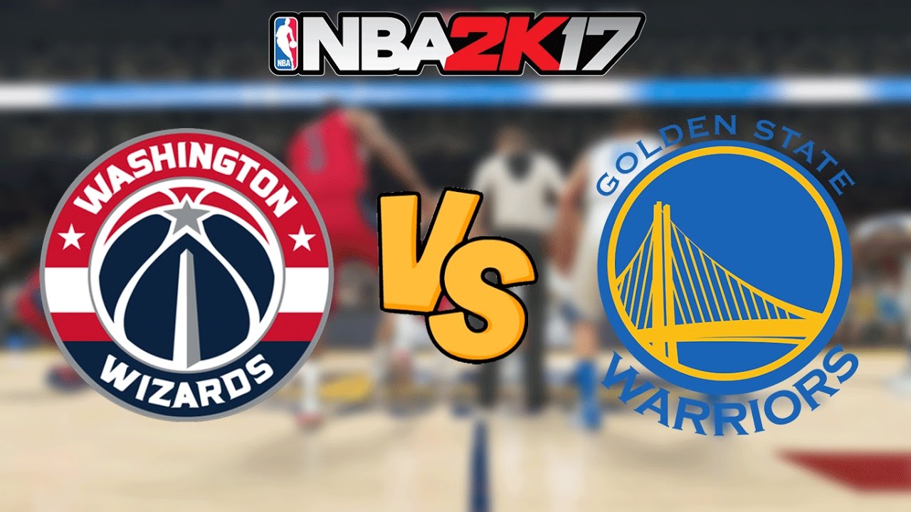 NBA 2K17 - Washington Wizards vs. Golden State Warriors - Full Gameplay