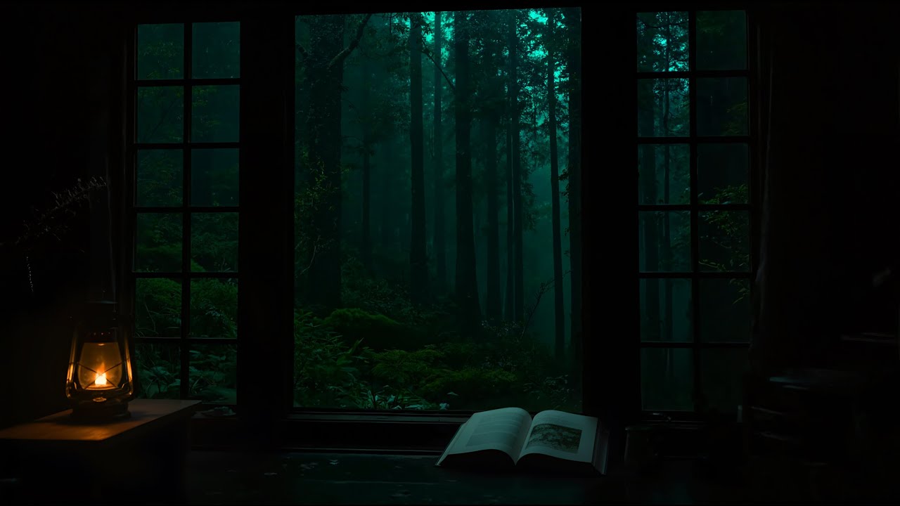 Rain Sound On Window | Relaxing Rain Sounds = Drifting to Sleep, Goodbye Insomnia😴