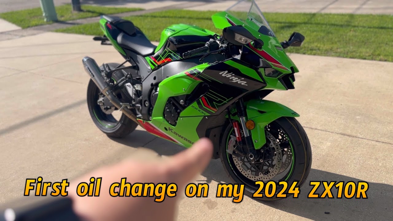 FIRST oil change on my brand new 2024 ZX10R