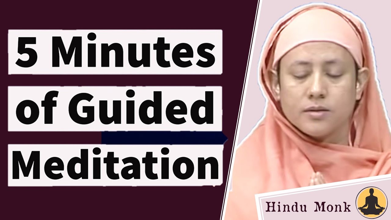 Meditation for Beginners by Pravrajika Divyanandaprana-5 Minutes Guided Meditation 4 Daily Practice