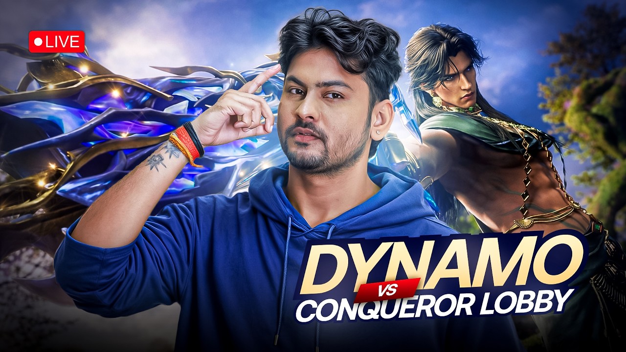 🔴LIVE - DYNAMO CONQUEROR RANK PUSH - DAY 13 #bgmi #shortslive